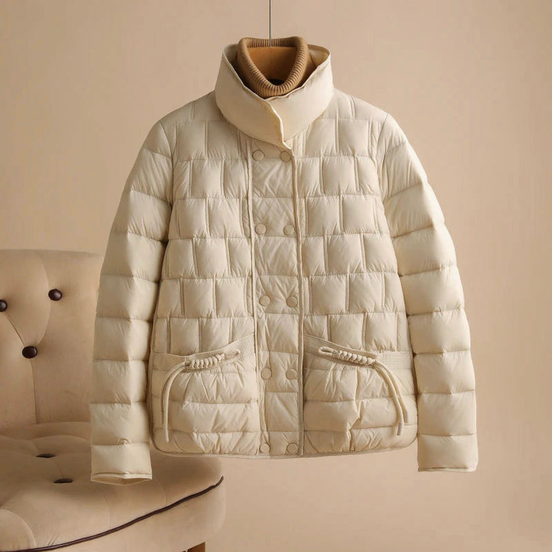 Women's Down Double-Breasted Puffer Jacket – Warm Winter Layer – view 3