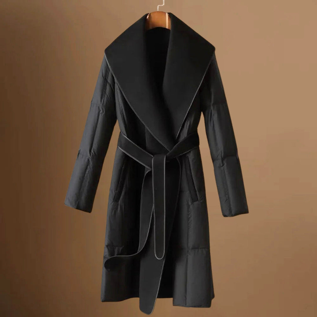 Women's Cashmere Belted Longline Coat – Elegant Winter Warmth – view 2