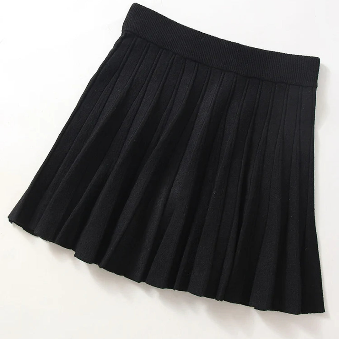 Women's Soft Pleated Midi Skirt – Elasticated Waist Comfort – view 7