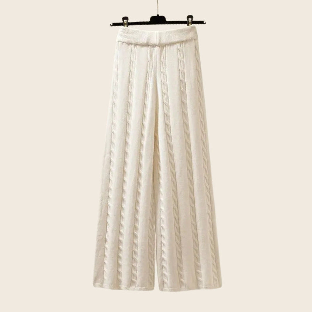Women's Cotton Knitted Three-Piece Set – Relaxed Loungewear – view 4