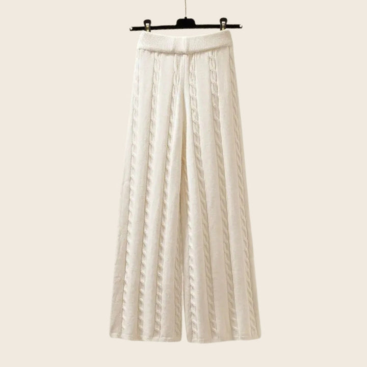 Women's Cotton Knitted Three-Piece Set – Relaxed Loungewear – view 4