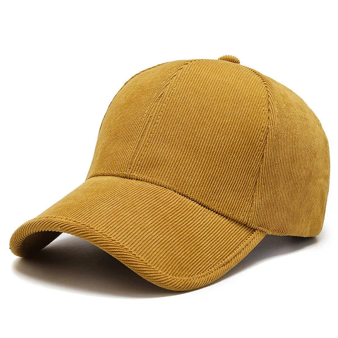 Corduroy Flex Fit Baseball Cap – Adjustable Classic Headwear – view 9