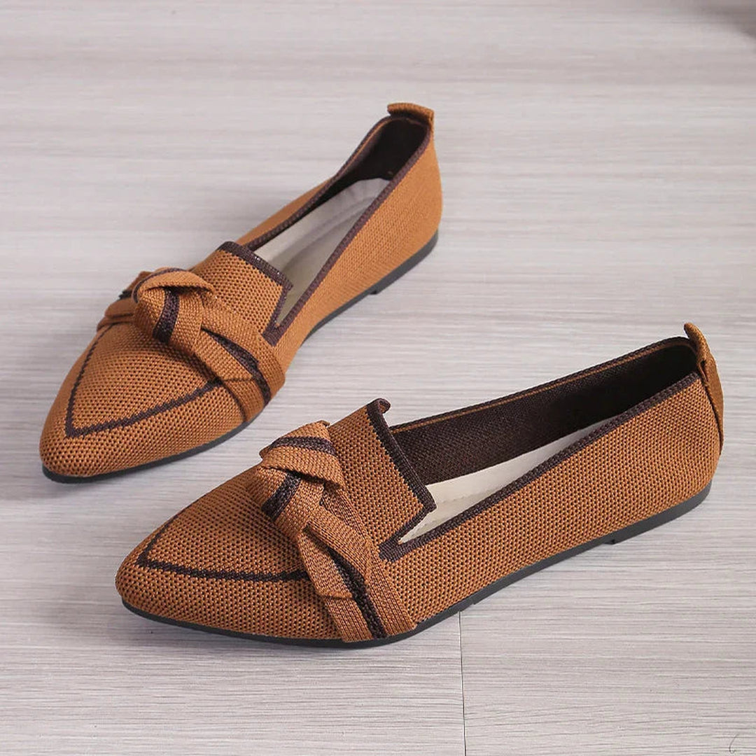 Women's Twist Knot Loafer Flats – Comfortable Slip-On Shoes – view 8