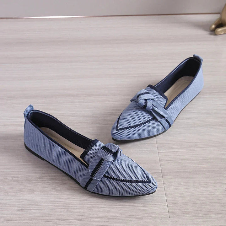 Women's Twist Knot Loafer Flats – Comfortable Slip-On Shoes – view 9