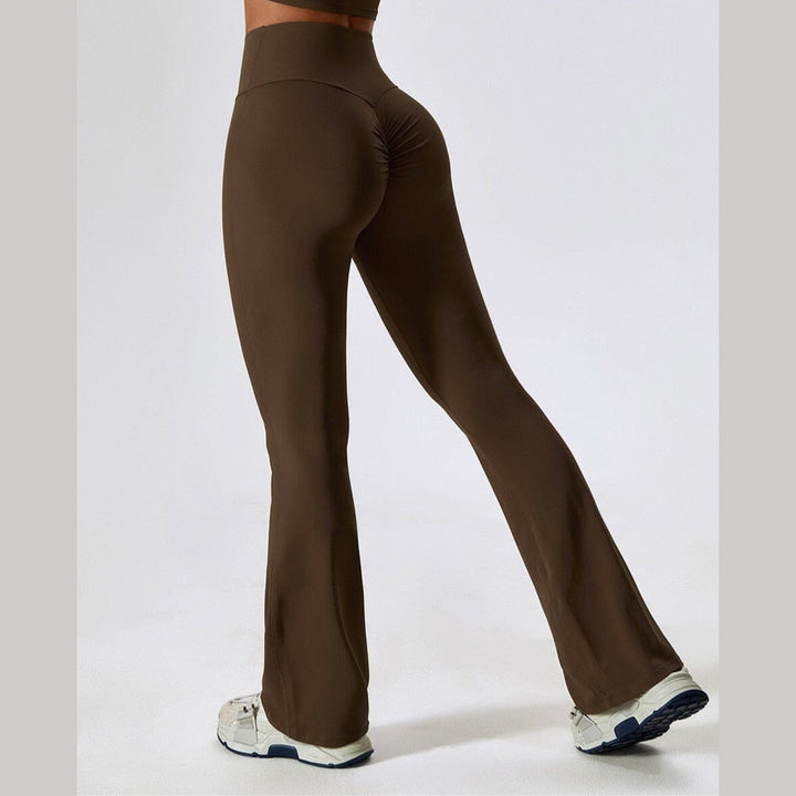 Women's High-Waisted Flared Leggings – Stretch Gym to Yoga Wear – view 11