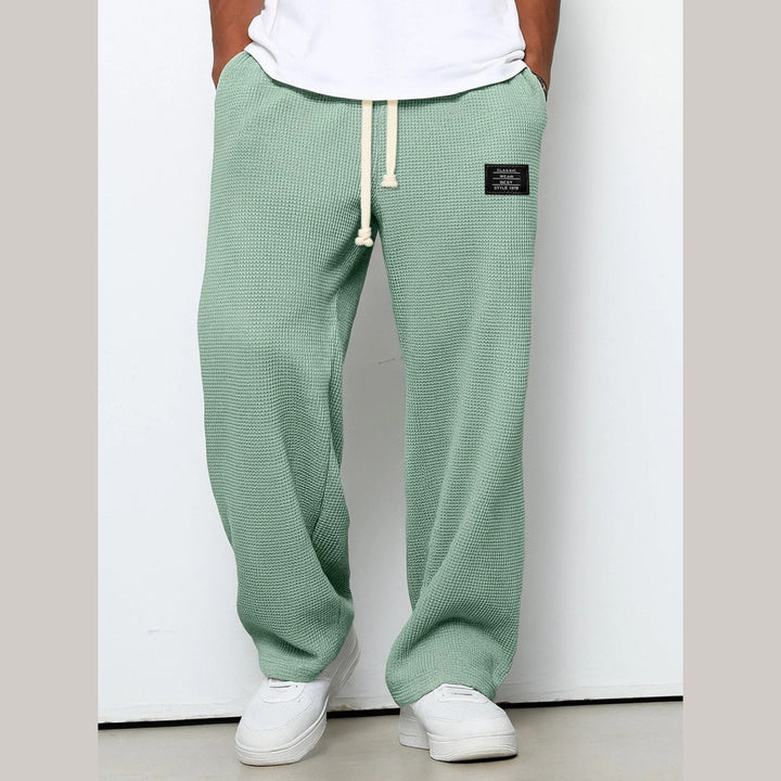 Men's Sam Relaxed Fit Lounge Trousers – Soft Waffle Comfort – view 6