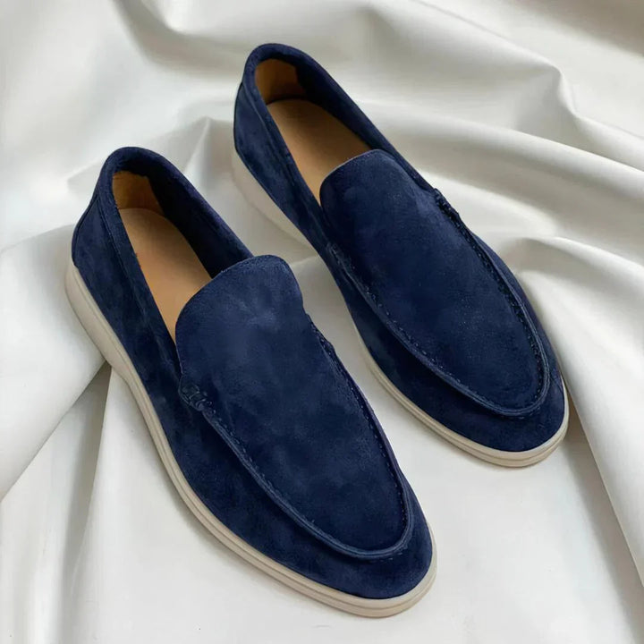 Men's Suede Loafers – Cushioned Slip-On Smart Casual Shoes – view 4