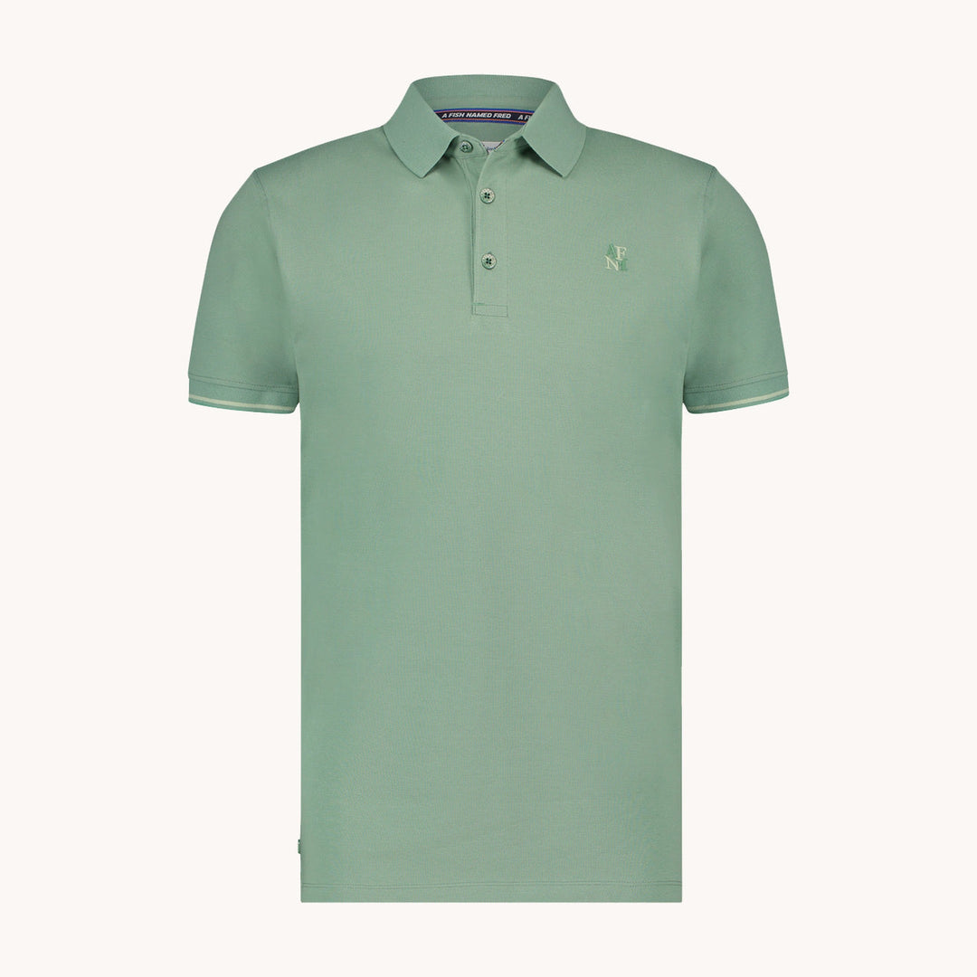 Men's Garment-Dyed Cotton Polo Shirt – Soft Washed Colours – view 7