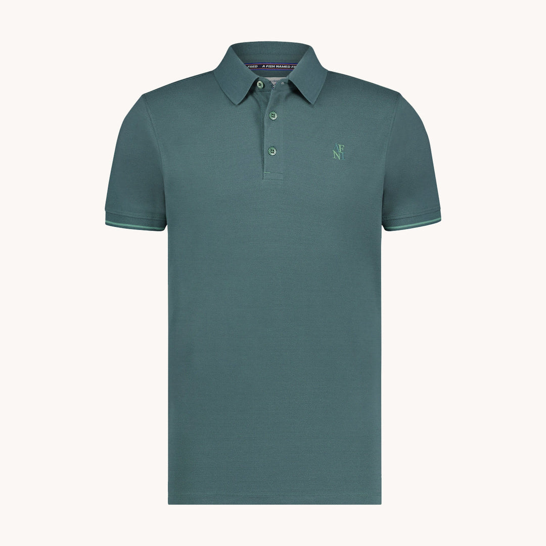 Men's Garment-Dyed Cotton Polo Shirt – Soft Washed Colours – view 10