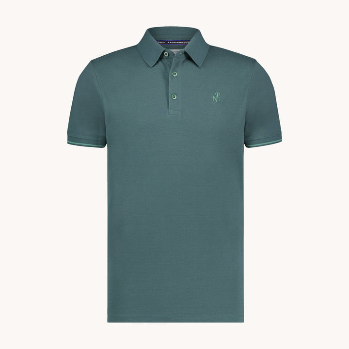 Men's Garment-Dyed Cotton Polo Shirt – Soft Washed Colours – view 10