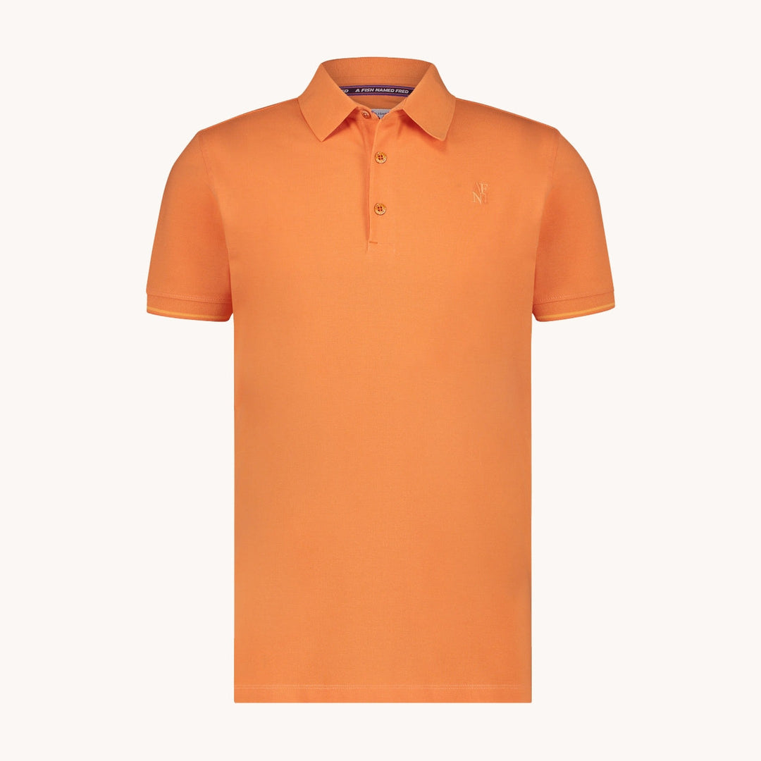 Men's Garment-Dyed Cotton Polo Shirt – Soft Washed Colours – view 12