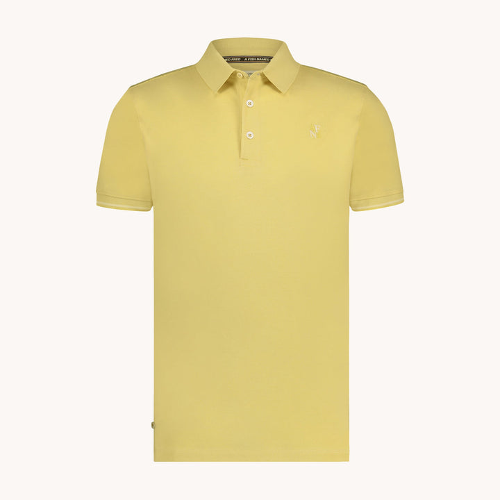 Men's Garment-Dyed Cotton Polo Shirt – Soft Washed Colours