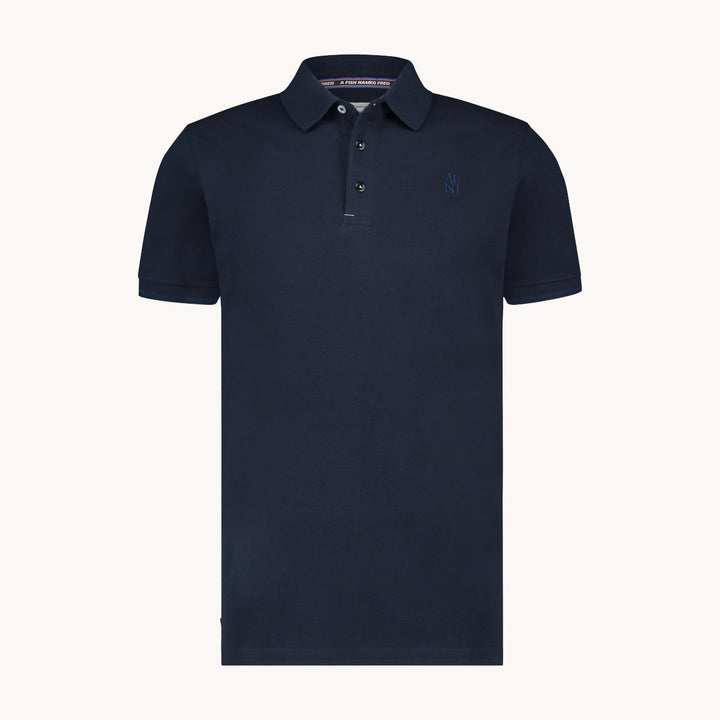 Men's Garment-Dyed Cotton Polo Shirt – Soft Washed Colours