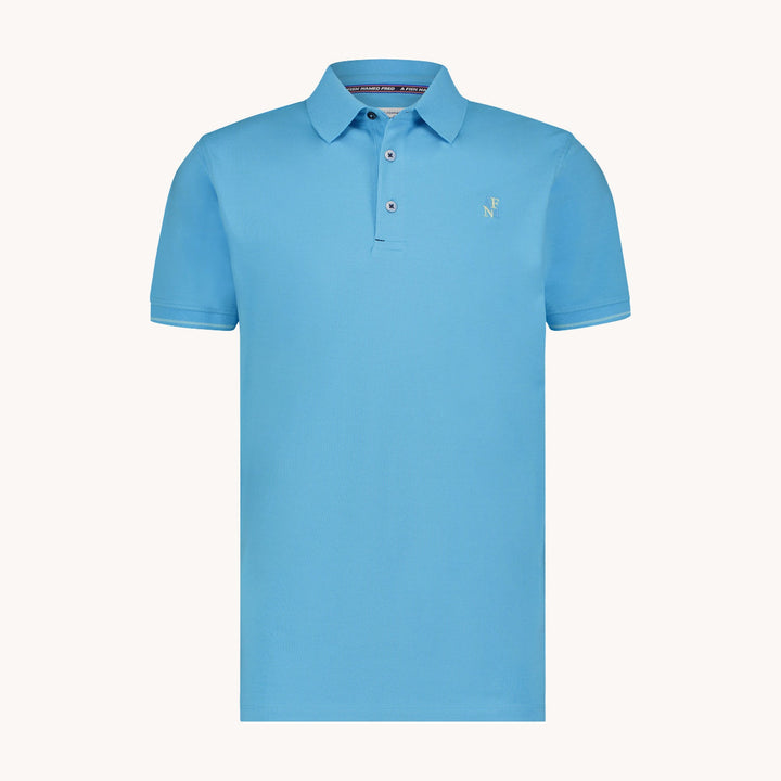 Men's Garment-Dyed Cotton Polo Shirt – Soft Washed Colours