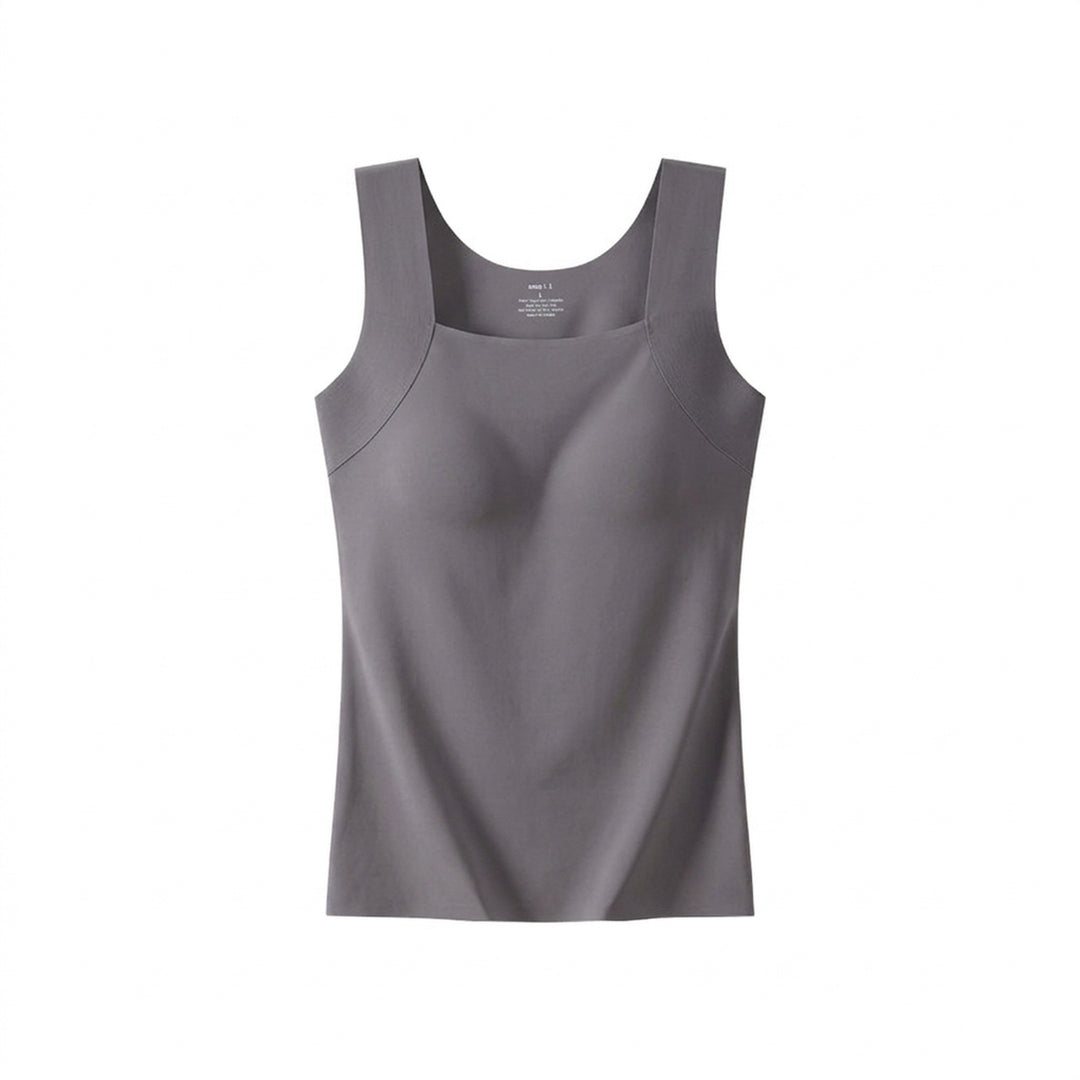 Women's Built-In Bra Support Tank Top – Wireless Comfort Vest – view 5