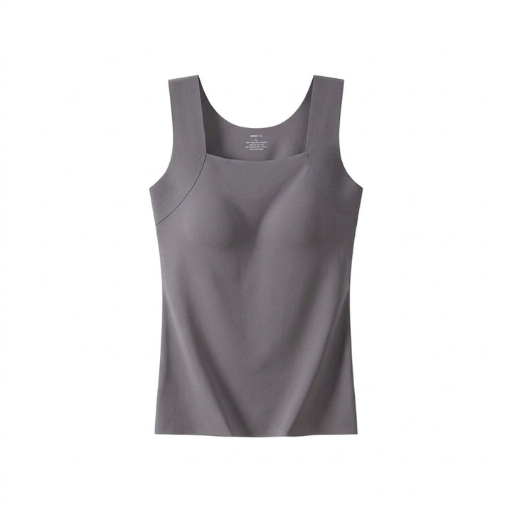 Women's Built-In Bra Support Tank Top – Wireless Comfort Vest – view 5