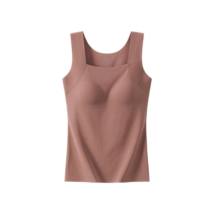 Women's Built-In Bra Support Tank Top – Wireless Comfort Vest – view 6