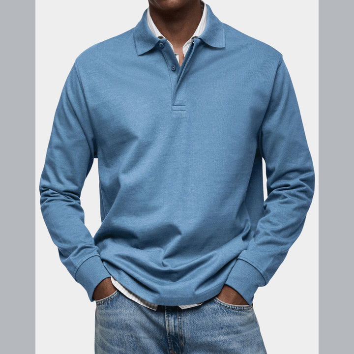 Wilson | Klassisches Langarm-Poloshirt