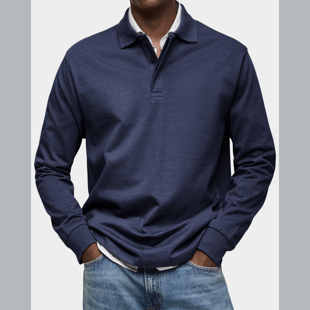 Wilson | Klassisches Langarm-Poloshirt