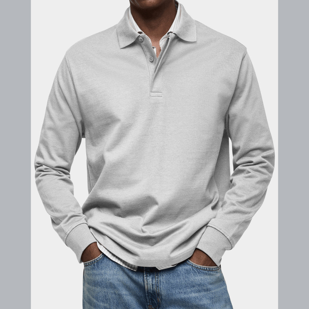 Wilson | Klassisches Langarm-Poloshirt