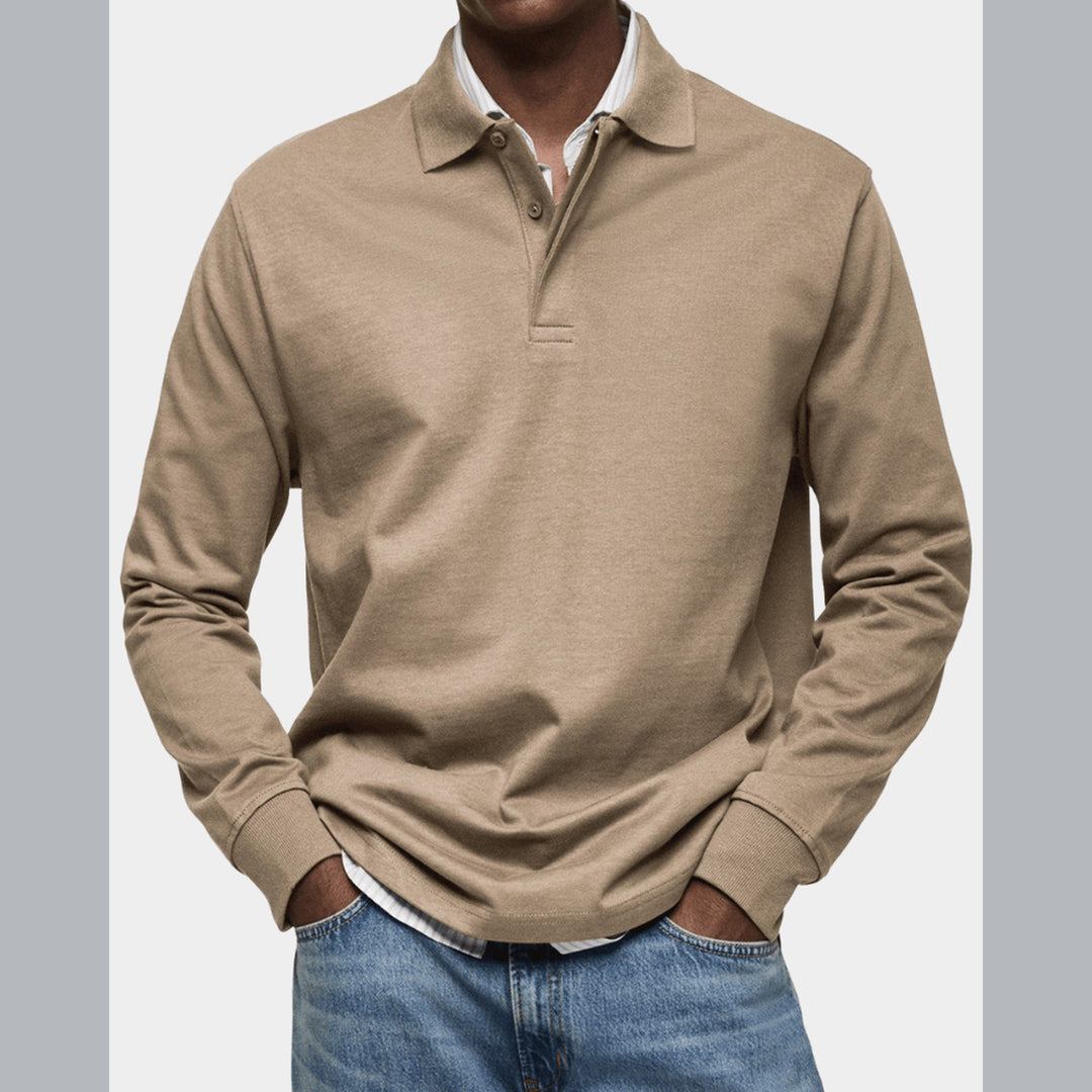 Wilson | Klassisches Langarm-Poloshirt