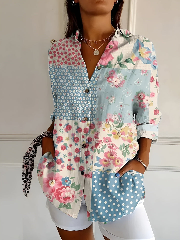 Women's Noelle Feminine Blouse - Breezy Summer Essential