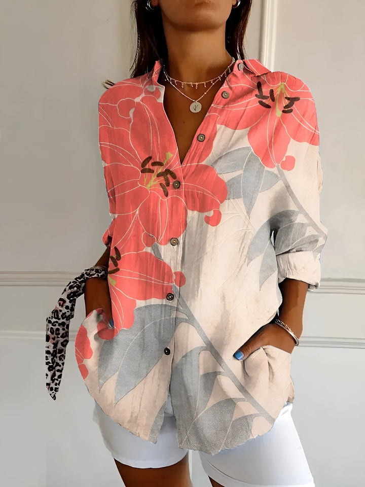 Women's Noelle Feminine Blouse - Breezy Summer Essential