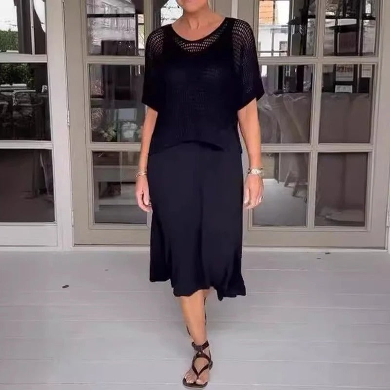 Women's Emberlyn Classy Two-Piece Set - Timeless Elegance