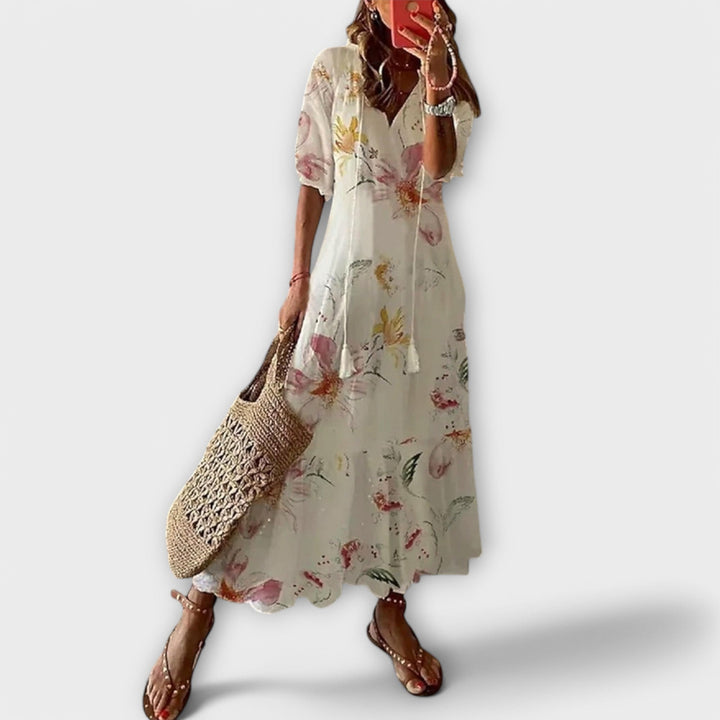 Women's Bohemian Maxi Dress - Effortless Summer Style