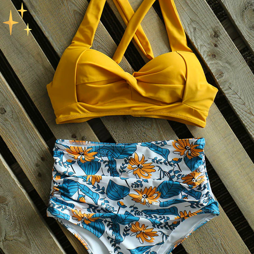 Women's Vienna High-Waisted Bikini Set - Flattering for All Shapes