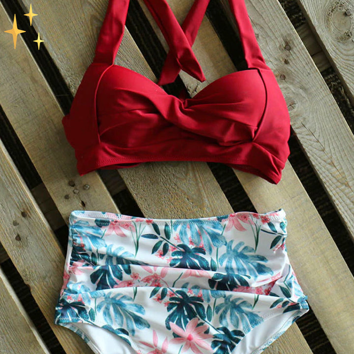Women's Vienna High-Waisted Bikini Set - Flattering for All Shapes