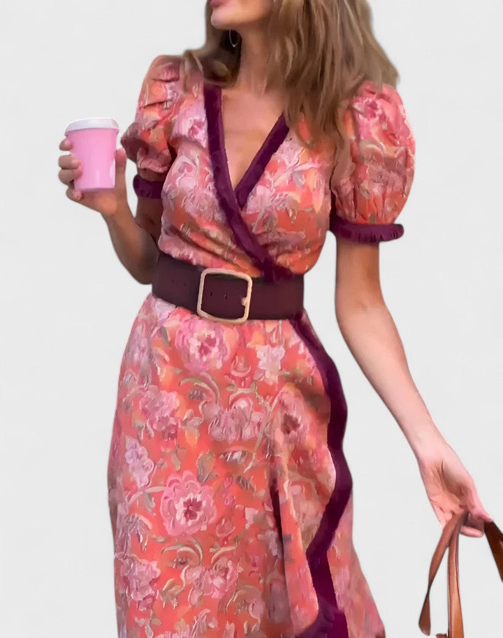 Women's Elegant Maxi Dress - Flowing Silhouette for Timeless Beauty