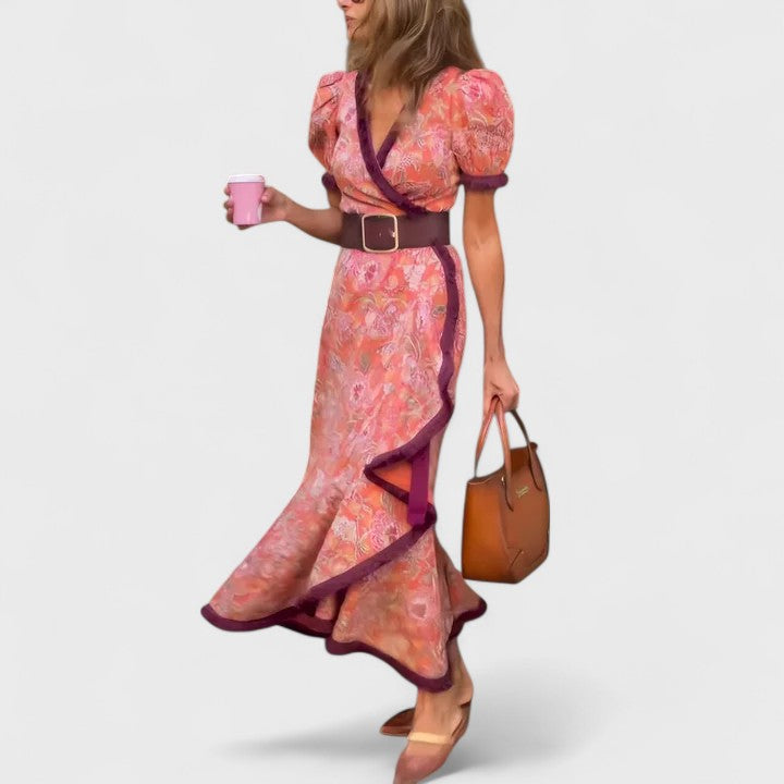Women's Elegant Maxi Dress - Flowing Silhouette for Any Occasion