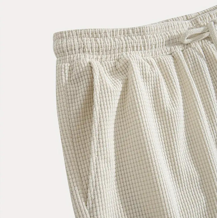 Men's Waffle-Knit Tailored Shorts – Smart Casual Comfort – view 12