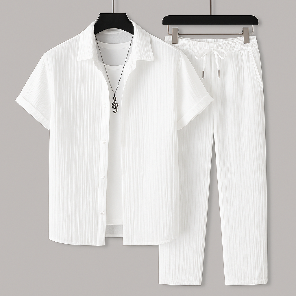 Women's Linen Relaxed Two Piece Set - Effortless Summer Style