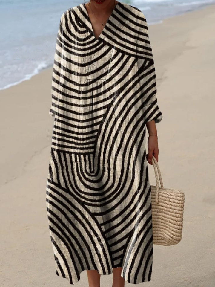 Women's Graphic Print Loose Fit Dress - Modern & Timeless