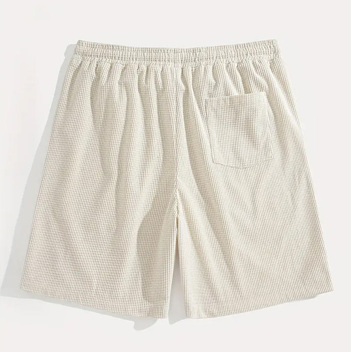Men's Waffle-Knit Tailored Shorts – Smart Casual Comfort – view 10