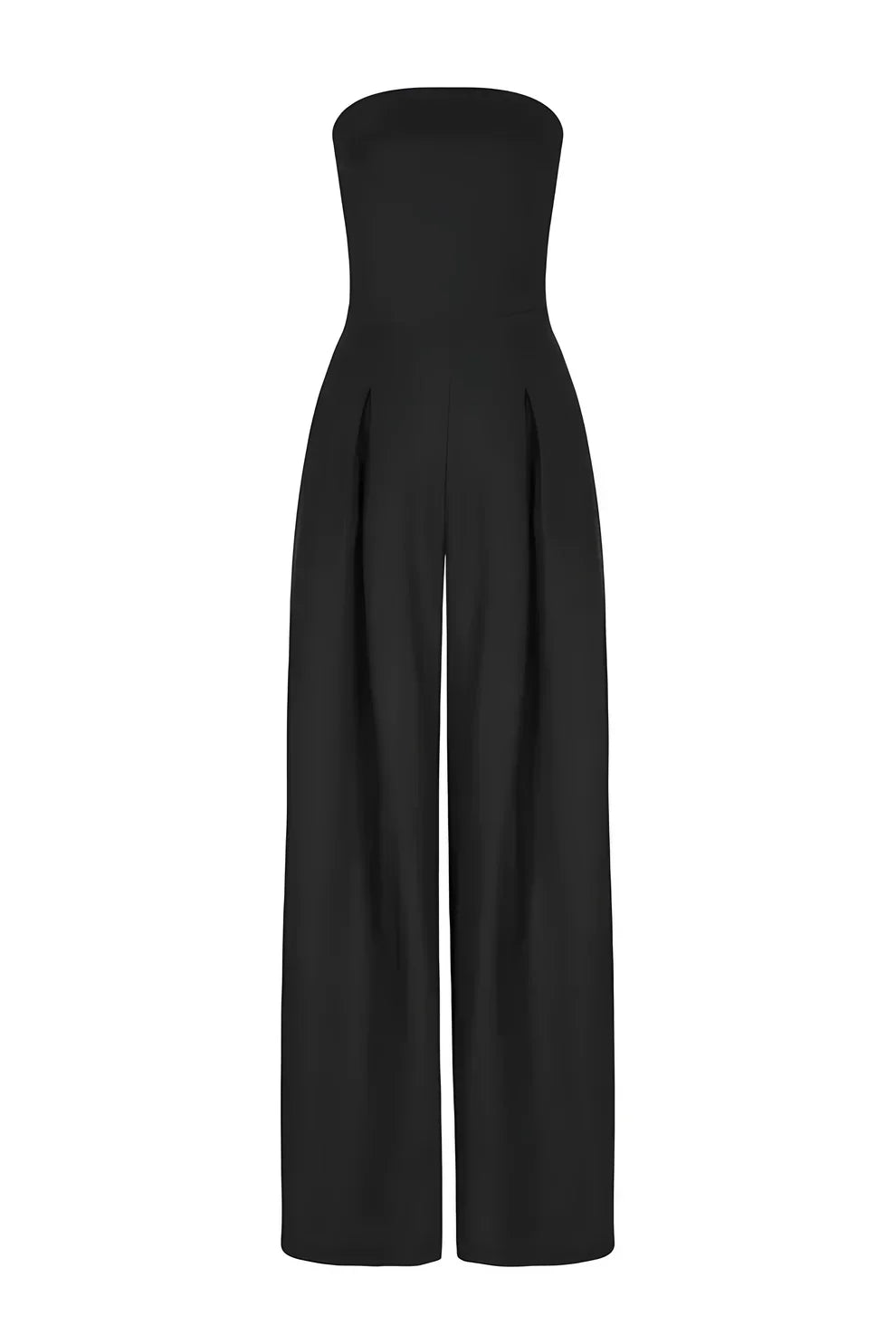 Women's Strapless Jumpsuit - Sculpted Silhouette & Elegant Fit